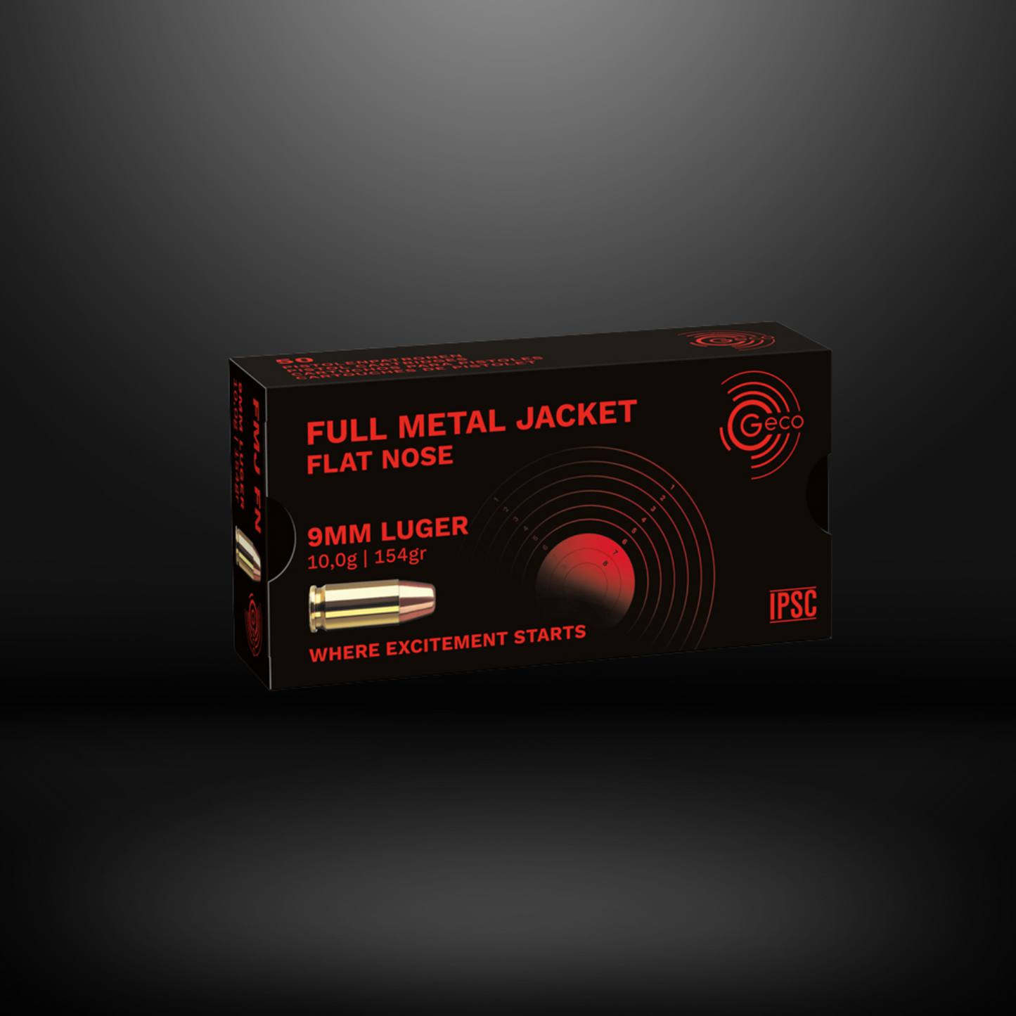 Pistol Cartridges FMJ Flat Nose