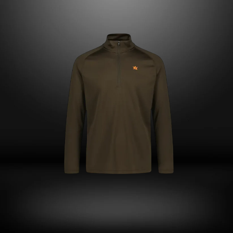 Alaska Cool Dry Ms Half–Zip Braun