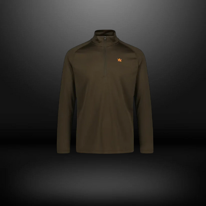 Alaska Cool Dry Ms Half–Zip Braun