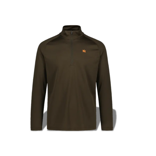 Alaska Cool Dry Ms Half–Zip Braun