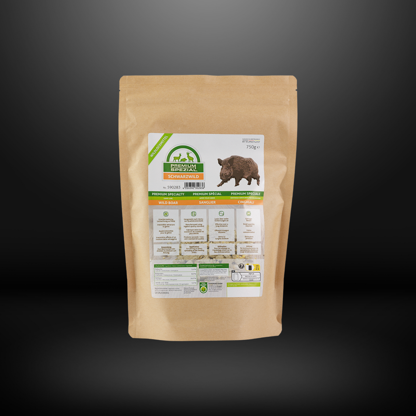 Premium Spezial Schwarzwild Pellets 750g
